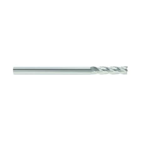 Morse Single End Mill, Center Cutting Extended Length, Series 5951, 12 Cutter Dia, 6 Overall Length, 1 57954